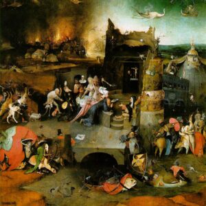 Jérôme Bosch - La Tentation de saint Antoine (vers 1501)