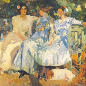 Joaquin-Sorolla-y-Bastida-Mon-épouse-et-mes-filles-au-jardin-1910-e1648937262821