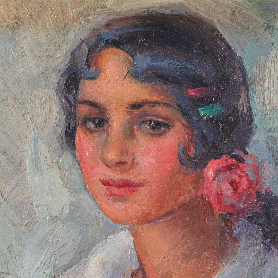 Joaquín Sorolla y Bastida - Portrait of a Woman, 1922