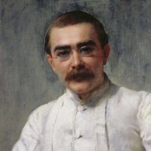John Collier - Portrait of Rudyard Kipling (1891)