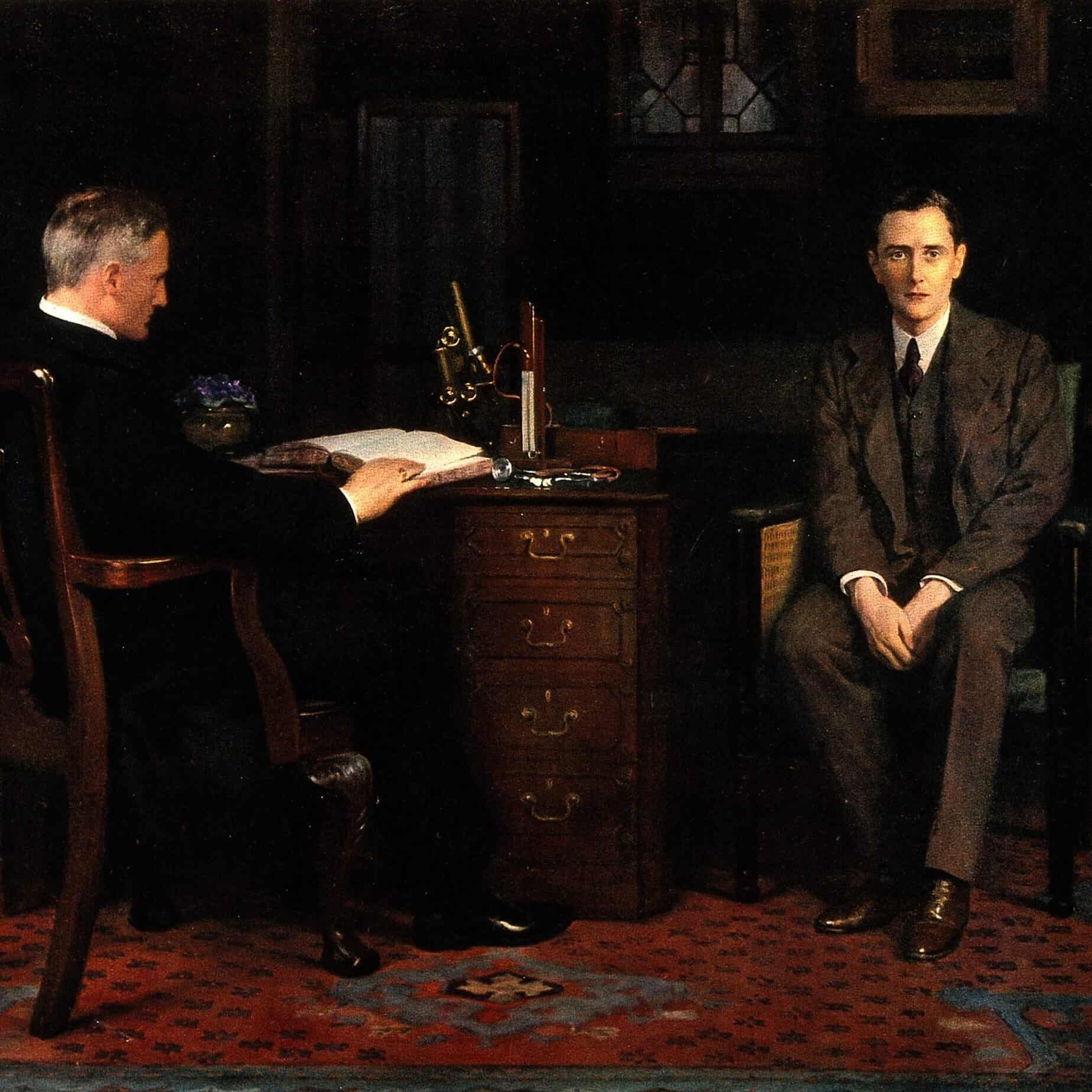 John Maler Collier - Un médecin et son patient (1908)