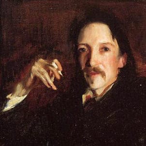 John-Singer Sargent - Portrait de Robert Louis Stevenson (1887), Détail