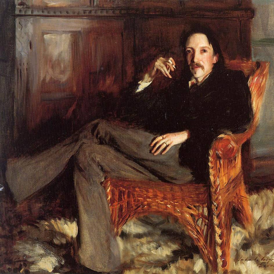 John Singer Sargent - Portrait de Robert Louis Stevenson (1887)