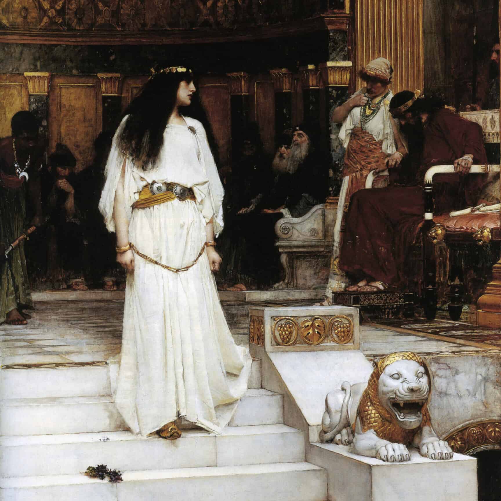 John William Waterhouse - Mariamne Leaving the Judgement Seat of Herod (1887)