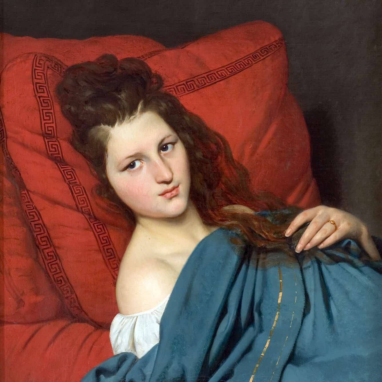 Joseph-Désiré Court - Femme reposant sur un lit (1829)