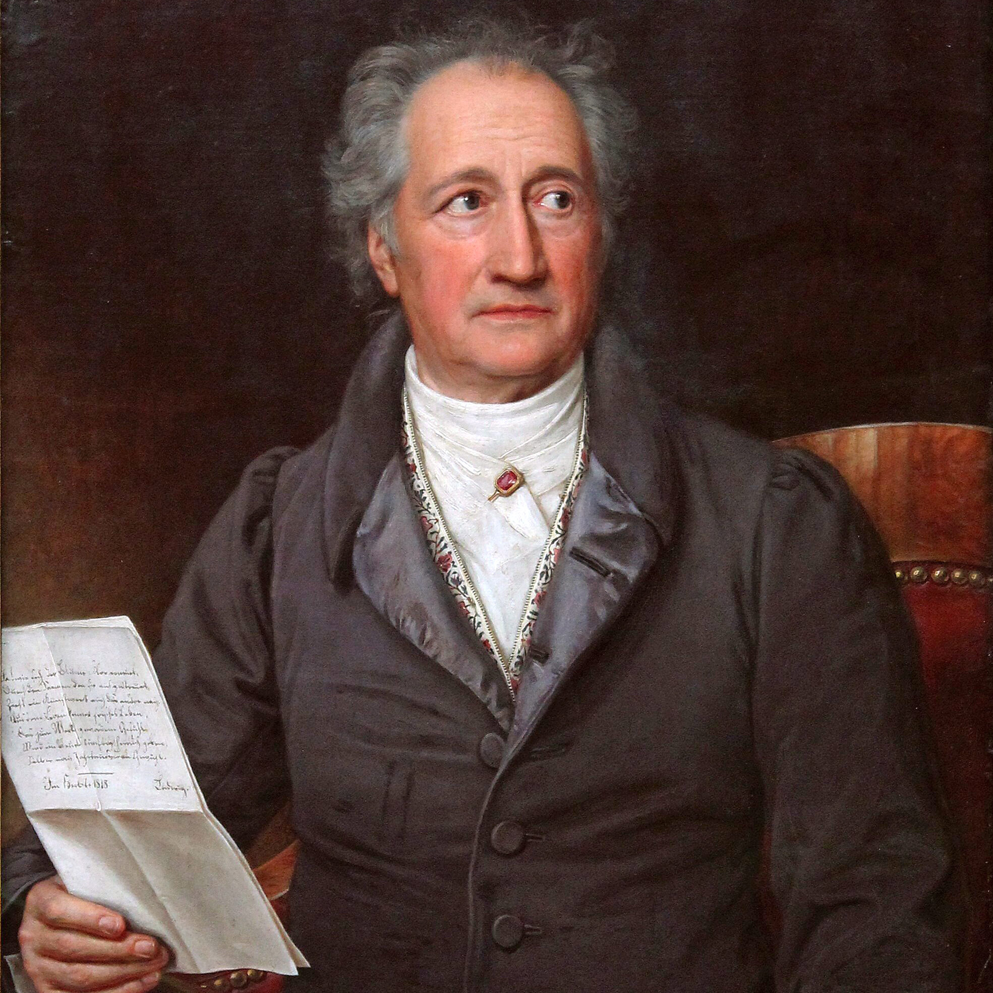 Joseph Karl Stieler - Goethe à 80 ans (1828)
