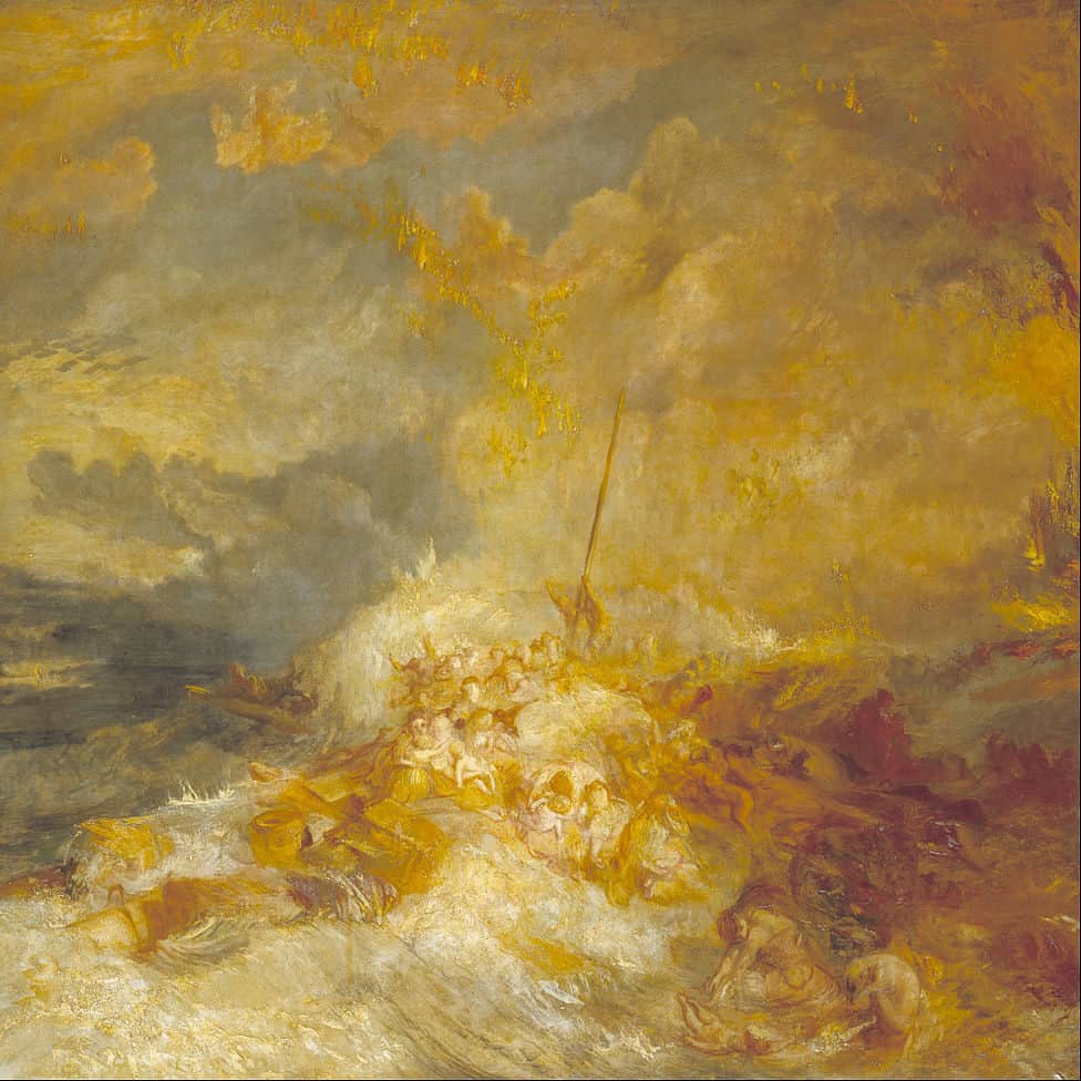 Joseph Mallord William Turner, Un désastre en mer
