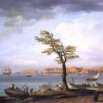 Joseph Vernet - Vue du golfe de Naples (1748), Détail