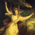 Joshua Reynolds (1723–1792) - Thaïs d'Athènes portant une torche