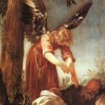 Juan Antonio de Frías y Escalante - Un ange éveille le prophète Elijah