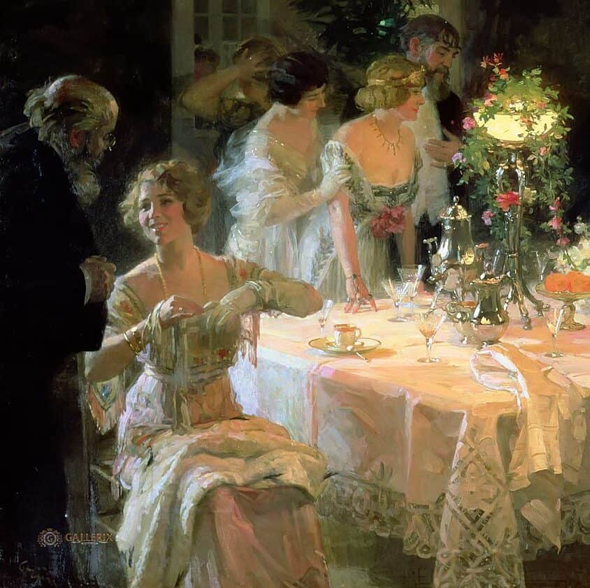 Jules Alexandre Grün - fin de souper (1913)