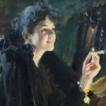 Anders Zorn, La Fille à la cigarette (1892)
