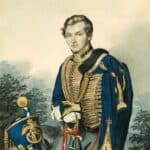 Karl Gampeln - Portrait d'un officier du 13e régiment de hussards (1830s)