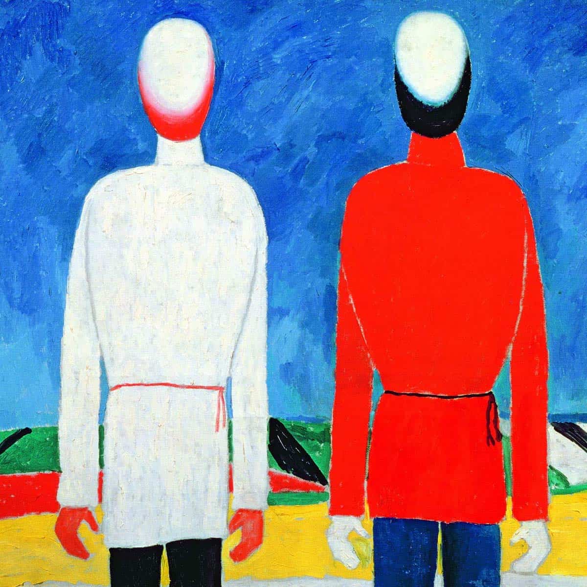 Kazimir Severinovich Malevich - Deux Figures masculines (1928-1932)