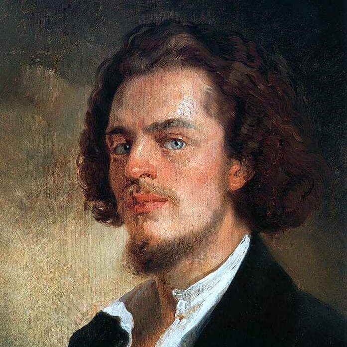Konstantin Makovsky - Autoportrait (1856)