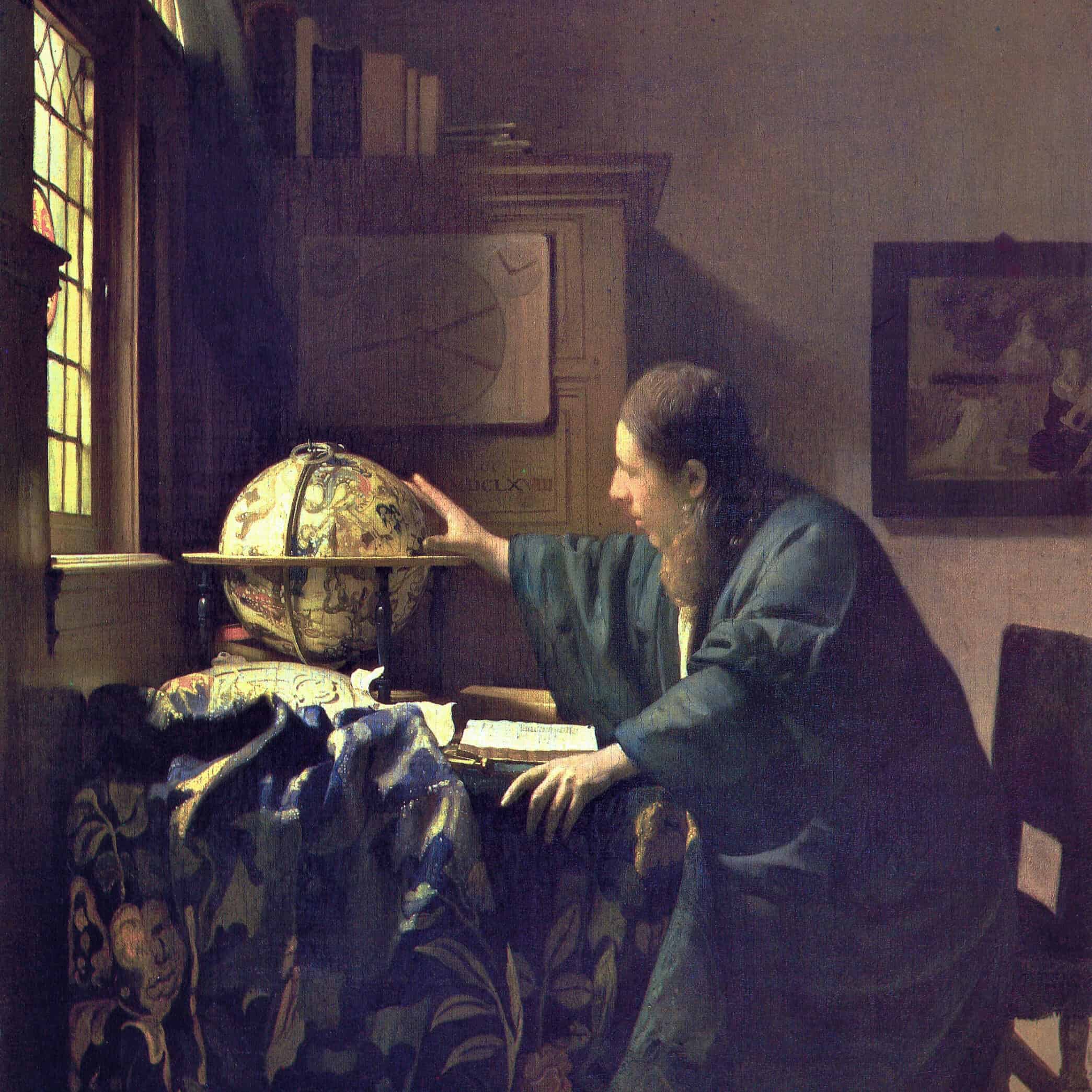 L'Astronome ou plutôt L'Astrologue, par Johannes Vermeer (1668)