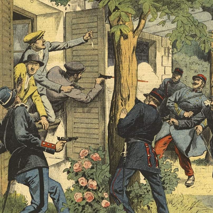 Siège d'un repaire de bandits, L'Oeil de la Police (1911)