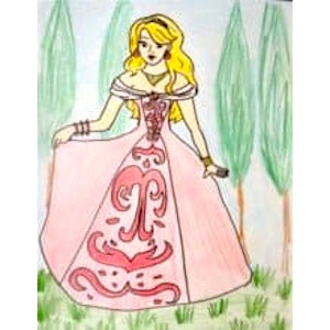 La Princesse Rosette - illustration d'Isabelle