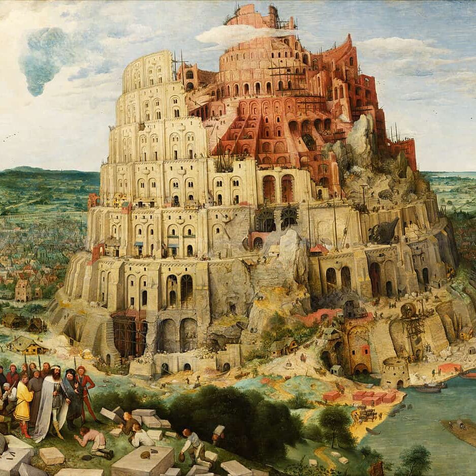 La Tour de Babel vue par Pieter Brueghel l'Ancien au XVIe siècle