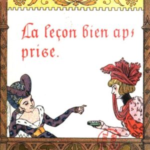 Léon Lebègue, illustration pour La Leçon bien apprise (édition Calmann-Levy, 1909)