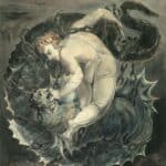 William Blake, L'archange Michel enchaînant Satan