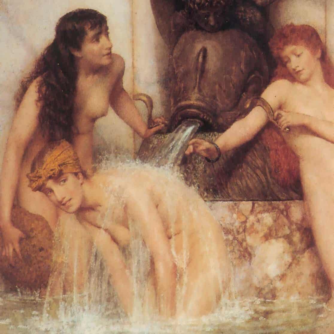 Lawrence Alma-Tadema - Strigiles et éponges (1879)
