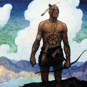 Le Dernier des Mohicans - illustration de Newell Convers Wyeth (1882-1945)