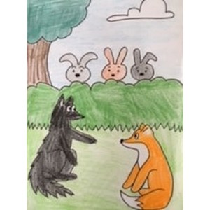 Le Loup, le renard et les trois petits lapins (partie 2)