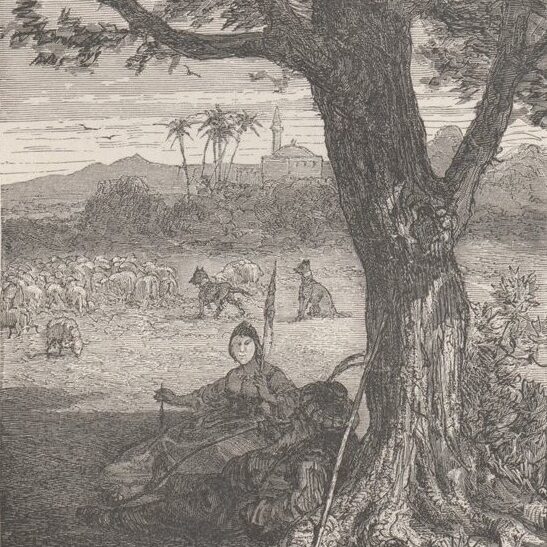 Le Pacha berger, par Yan’ Dargent (1883)