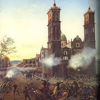 Le Siège de Puebla en 1863