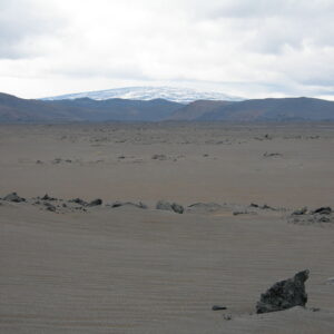 Le désert autour du volcan Trölladyngja en Islande (photographie de Heidi Soosalu)