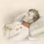 Franz Xaver Stöber, Napoléon II sur son lit de mort (1832)