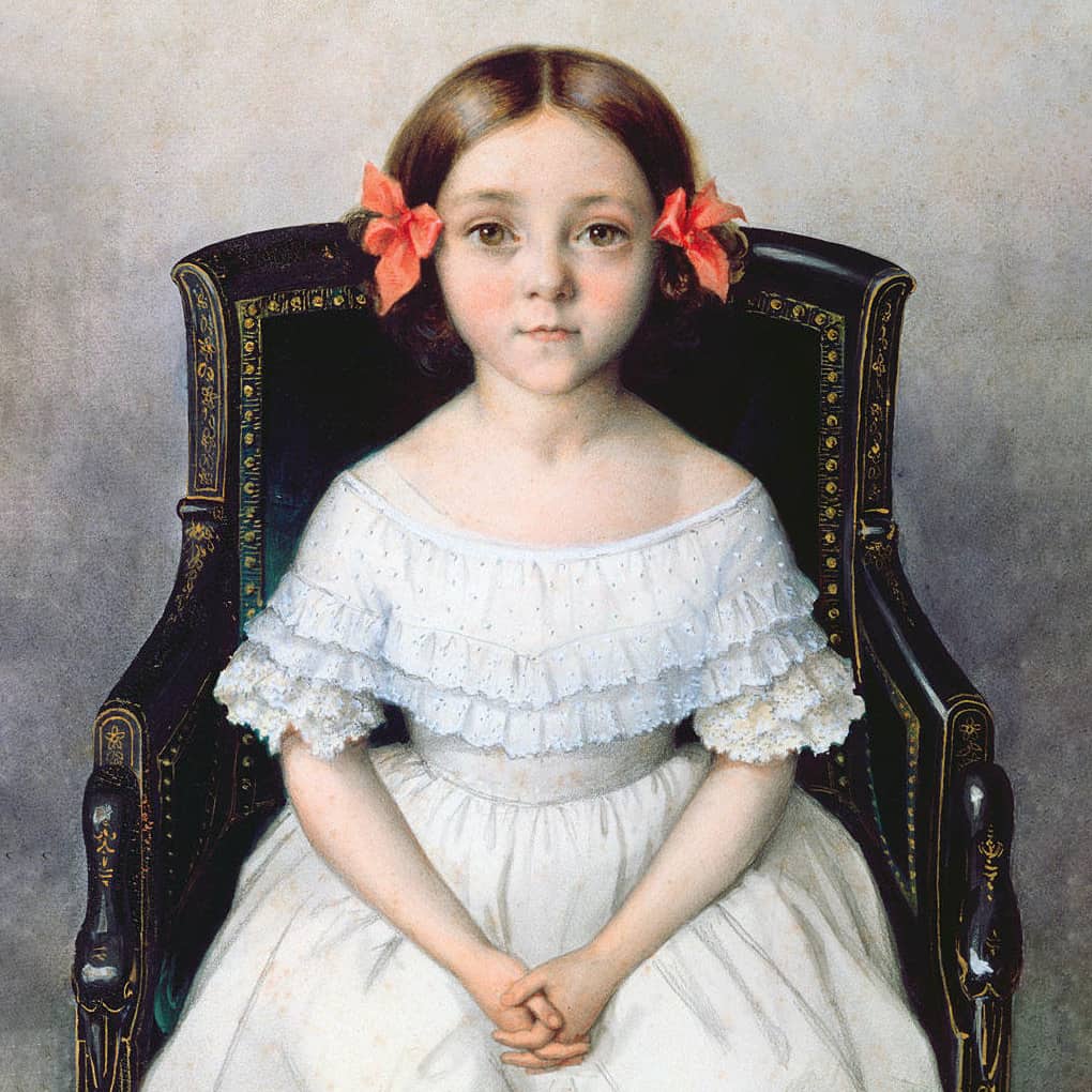 Louis Gaston de Ségur - Portrait d'Olga de Ségur enfant (Olga de Simard de Pitray), 1841