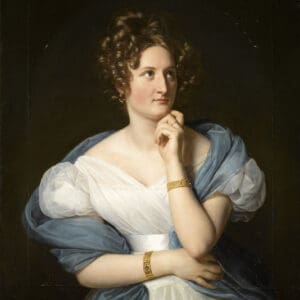 Louis Hersent - Portrait de Delphine de Girardin (1824)