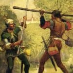 Louis Rhead, Robin Hood et Little John