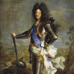 Louis XIV représenté en chef des armées par Hyacinthe Rigaud en 1701