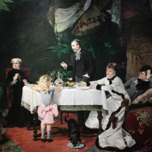 Louise Abbéma - Le Déjeuner dans la serre (1877)