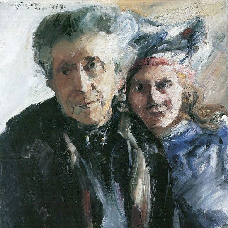 Lovis Corinth - Grand-mère et Petite Fille (1919)