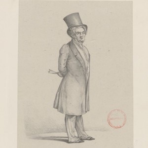 Fernand Anglois d'après le dessin de Martin Tejcek, Ludwig van Beethoven (1823)