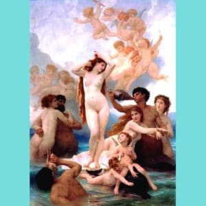 MENDES-03-The Birth of Venus by William-Adolphe Bouguereau 1879-423-