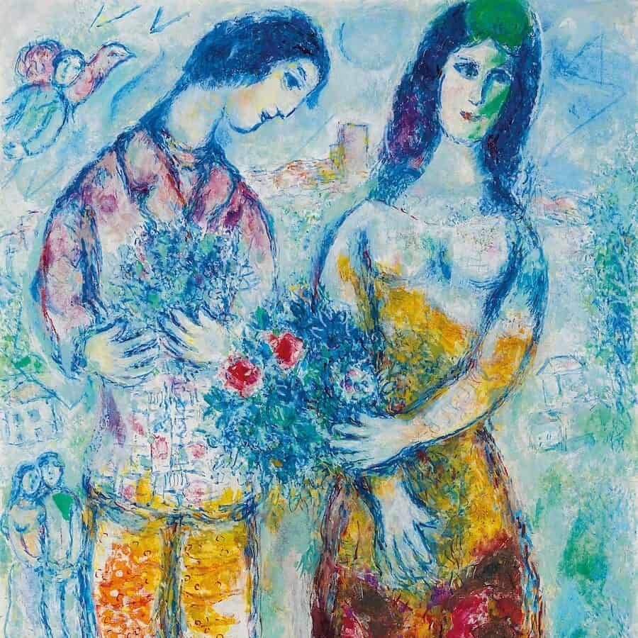Marc Chagall - Les Paysans (1971)