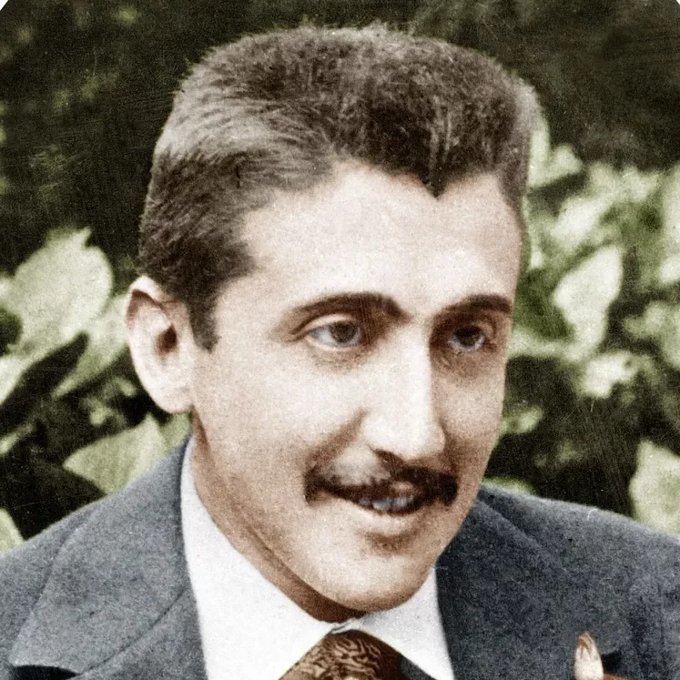 Marcel Proust (photo colorisée)