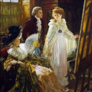 Margaret Dicksee - Miss Angel (1892)