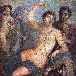 Mars et Vénus - fresque de Pompéi, Musée archéologique national de la ville de Naples (Italie)