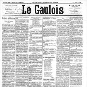 Maupassant - Vengeance d’artiste, paru dans Le Gaulois, 20 février 1882