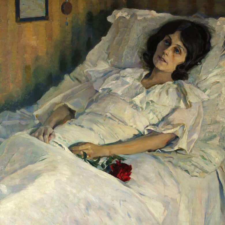 Mikhail Vasilyevich Nesterov, Femme malade (1928)