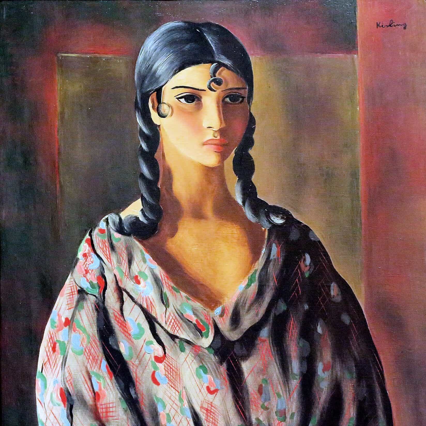 Moïse Kisling - La Gitane (1940). Musée des Beaux Arts d'Orléans