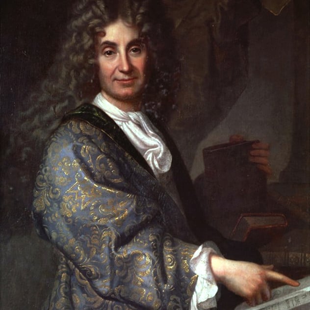 Nicolas Boileau par Jean-Baptiste Santerre (1678)
