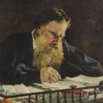 Nikolai Ge, Tolstoï à son bureau