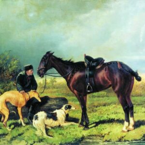Nikolai Sverchkov - Hunters Resting (XIXe siècle)